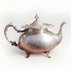 Ascot Sheffield Design Reproduction by Community Silverplate Coffee Tea Pot 7"